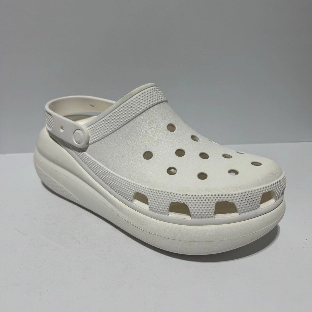 Crocs Mens Classic Crush Clogs White Size 12